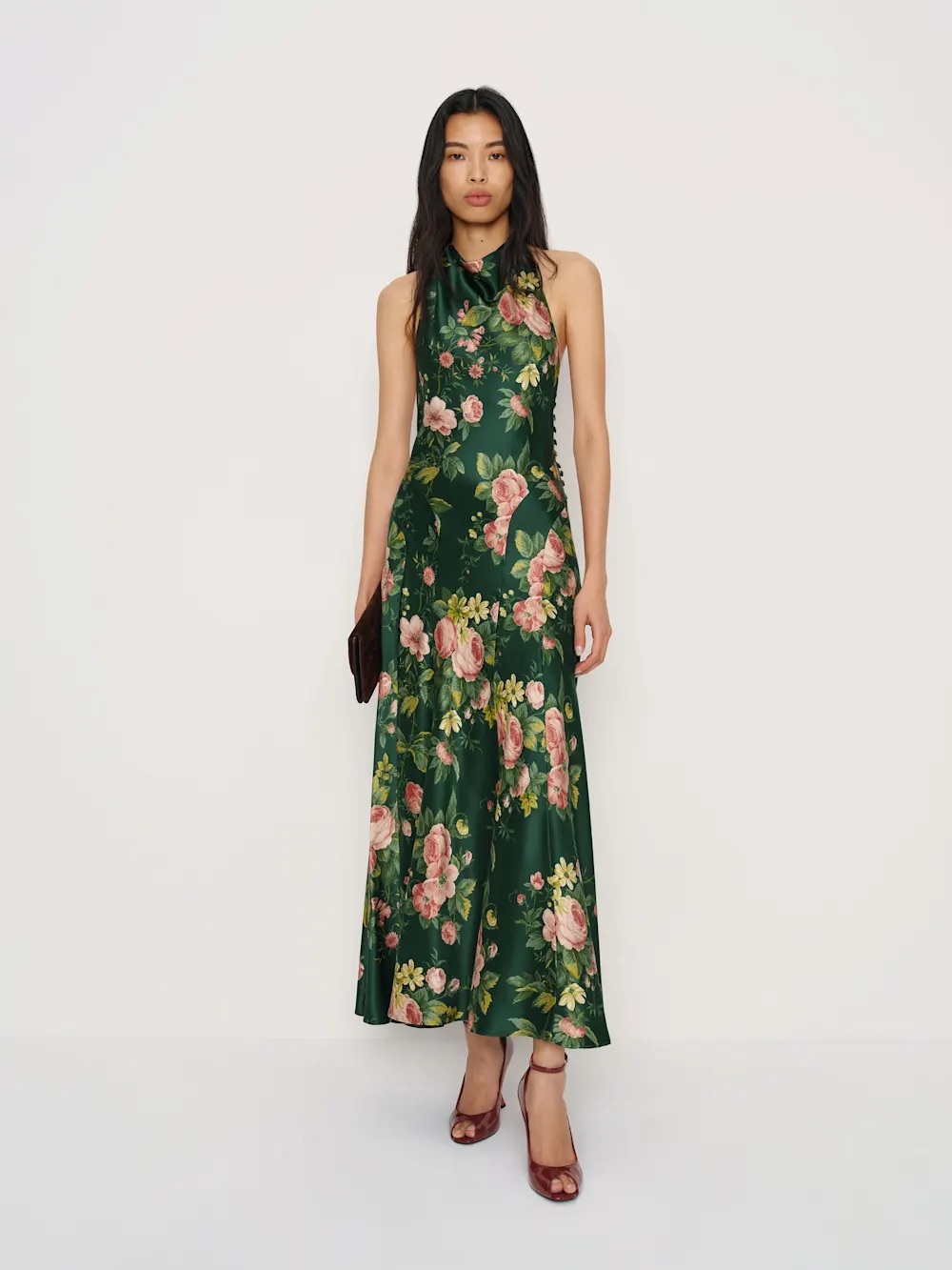 NWT Reformation Kaylah Silk Dress